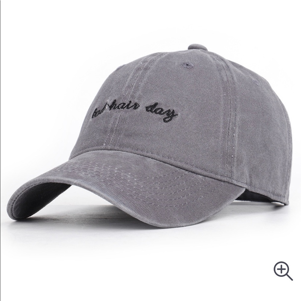 NWOT Gray Bad Day Baseball Cap